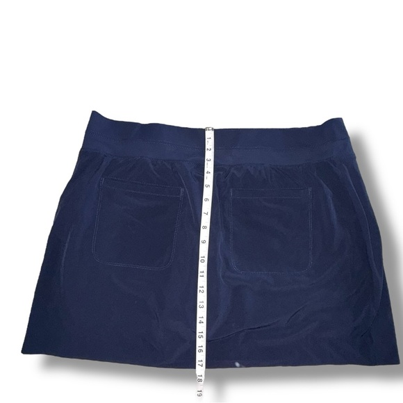 ATHLETA Brooklyn Mid Rise 16” Skort - Navy Women’s 18 - Picture 6 of 10